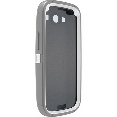 เคส Samsung Galaxy S3 Defender Series-Crevasse White-Gunmetal Grey เคสกันกระแทกอันดับ 1 สินค้าคุณภาพเน้นการปกป้องสูงสุด ของแท้ 100% จาก USA By Gadget Friends